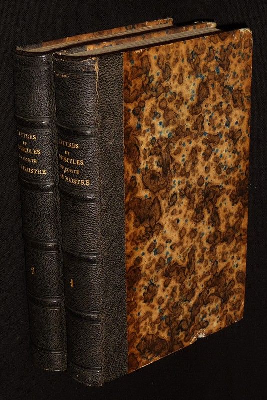 Lettres et opuscules inédits du Comte Joseph de Maistre, précédés d'une notice biographique par son fils le Comte Rodolphe de Maistre (2 volumes)
