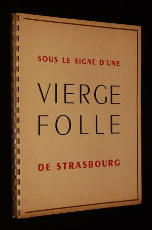 Sous le signe d'une Vierge Folle de Strasbourg : Liste des grands vins, 1951 (Etablissements Nicolas)
