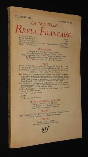 La Nouvelle Revue Française (10e année - n°109, 1er janvier 1962)
