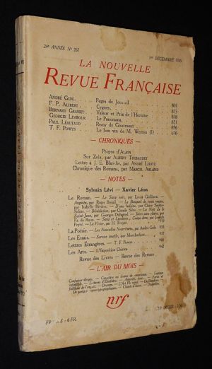 La Nouvelle Revue Française (24e année - n°267, 1er décembre 1935)