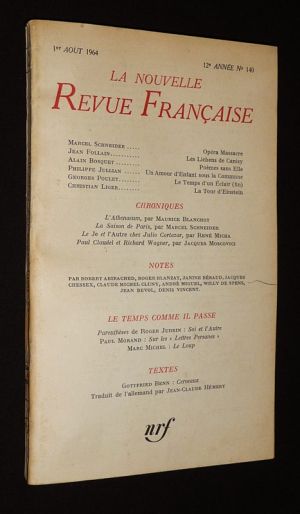 La Nouvelle Revue Française (12e année - n°140, 1er avril 1964)