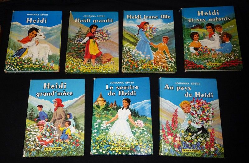 Heidi (7 volumes) : Heidi, la merveilleuse histoire d'une fille de la montagne - Heidi grandit - Heidi jeune fille - Heidi et ses enfants - Heidi grand-mère - Au pays de Heidi - Le sourire de Heidi
