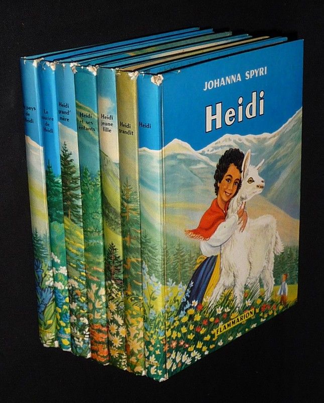 Heidi (7 volumes) : Heidi, la merveilleuse histoire d'une fille de la montagne - Heidi grandit - Heidi jeune fille - Heidi et ses enfants - Heidi grand-mère - Au pays de Heidi - Le sourire de Heidi
