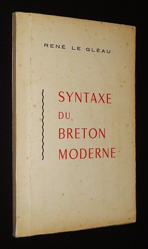 Syntaxe du breton moderne