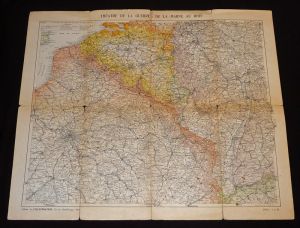 Théâtre de la guerre : de la Marne au Rhin (Carte)