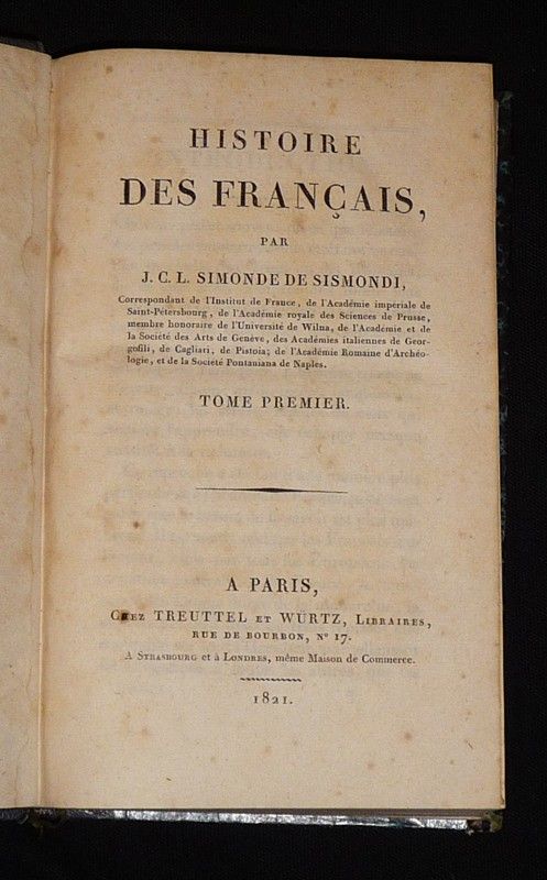 Histoire des français (31 volumes)
