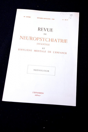 Revue de neuropsychiatrie infantile et d'hygiène mentale de l'enfance, n°10-11 oct.-nov.1968 (copy)