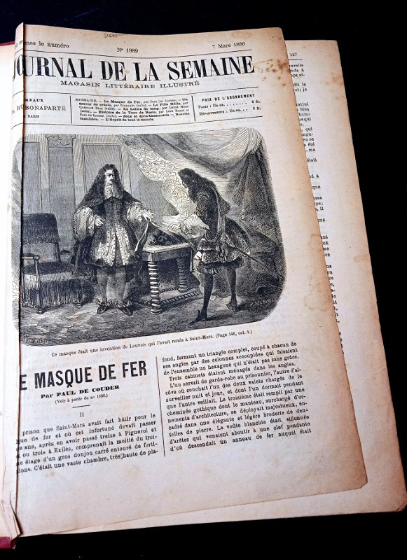 Le Journal de la Semaine : Le Masque de Fer ; Le Vicomte de Bragelonne