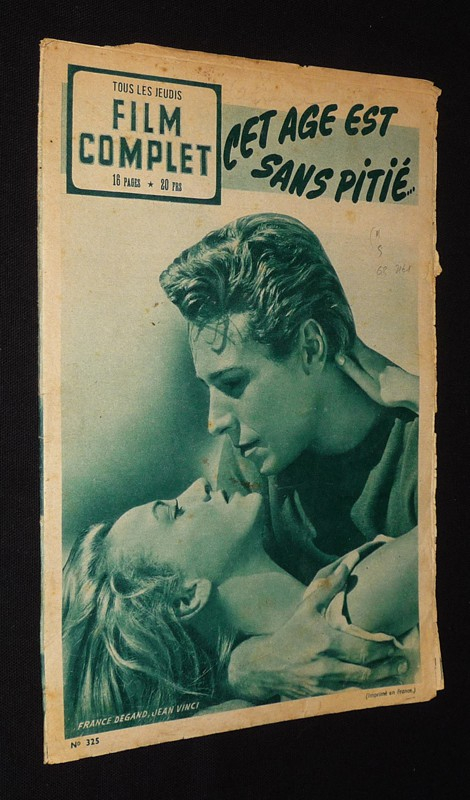 Film complet (n°325, 28 août 1952) : Cet âge est sans pitié