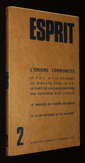 Esprit (n°2, février 1975) : L'Enigme communiste
