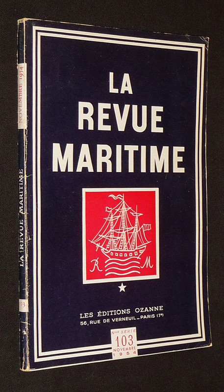 La Revue maritime (nouvelle série, n°103, novembre 1954)
