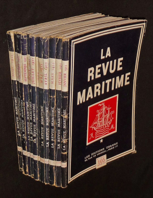 La Revue maritime, du n°105 au n°116 (année 1955 complète)