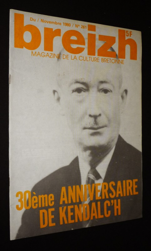 Breizh (n°261, du/novembre 1980) : 30ème anniversaire de Kendalc'h