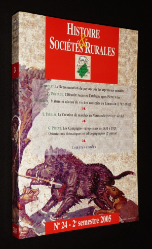 Histoire et sociétés rurales (n°24, 2e semestre 2005)