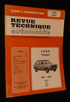 Etudes et documentation de la revue technique automobile (n°373-2, décembre 1977) : Ford Fiesta 900 - 1100