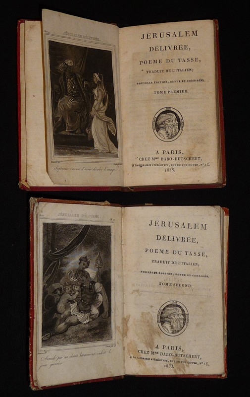 Jérusalem délivrée, poème du Tasse (2 volumes)