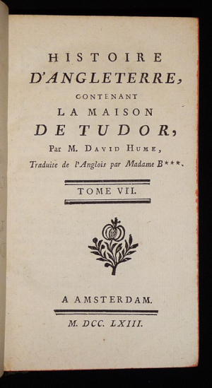 Histoire d'Angleterre, contenant la maison de Tudor (Tome 7)