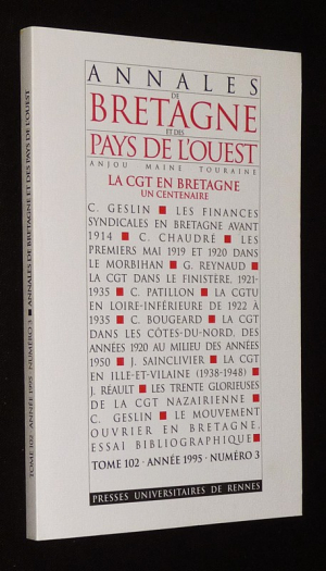 Annales de Bretagne et des Pays de l'Ouest (année 1995, Tome 102, n°3)