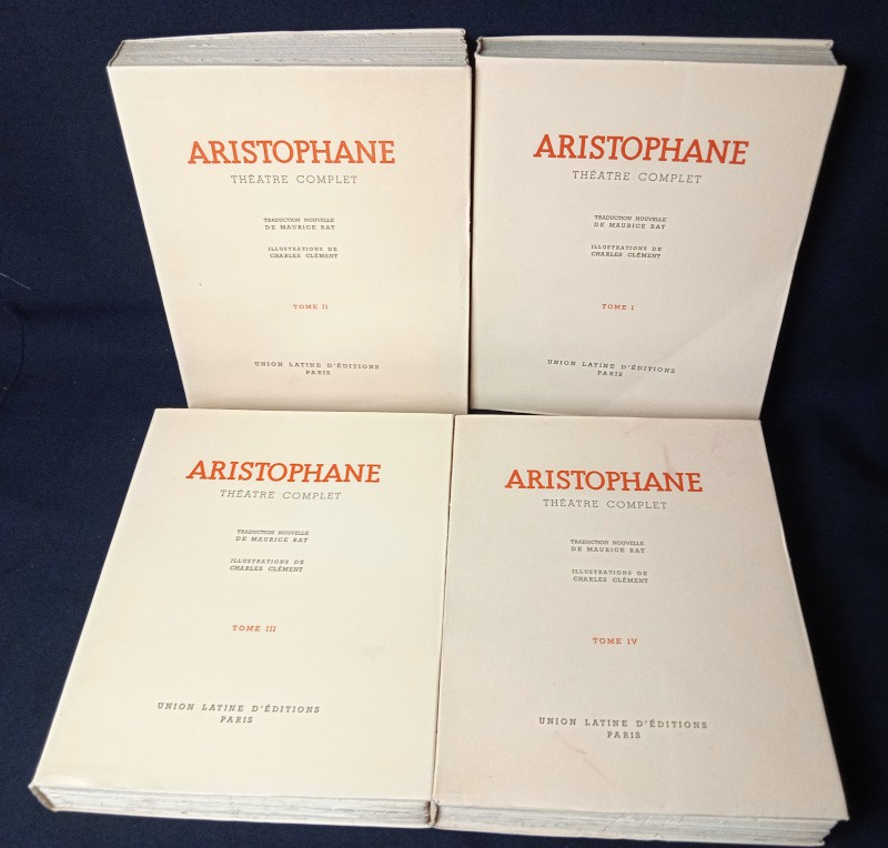 Théâtre complet d'Aristophane (4 volumes)
