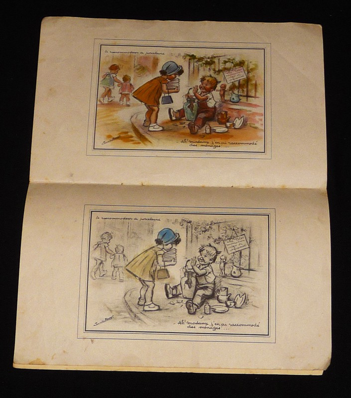 Petits métiers. Album à colorier par Germaine Bouret