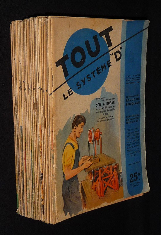 Tout le Système D (lot de 24 numéros, 1949-1952)