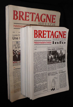 Bretagne Info / Breizh Info, du n°0 au n°220 (série complète, 1996-2001)