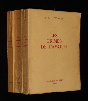 Les Crimes de l'amour (3 volumes)