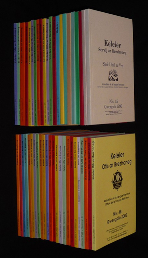 Actualités de la langue bretonne - Keleier Servij ar Brezhoneg / Keleier Ofis ar Brezhoneg (lot de 51 numéros, 1996-2008)