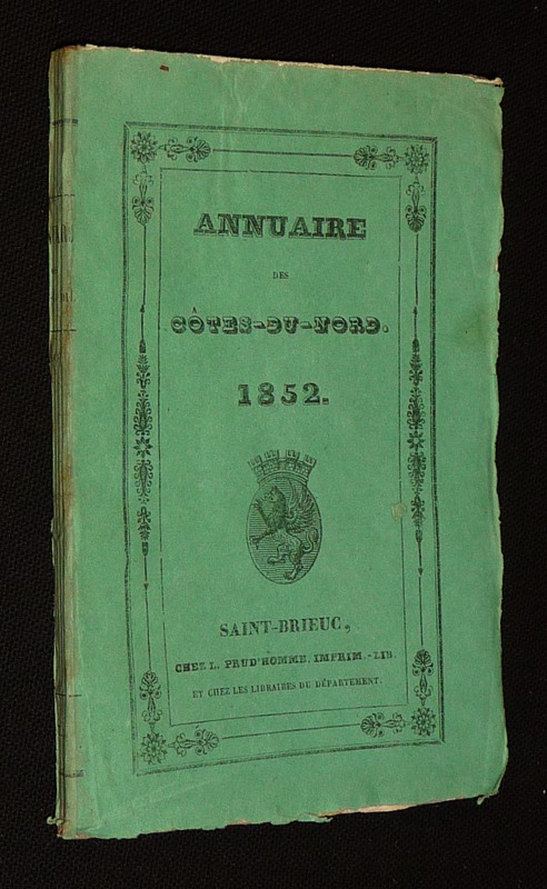 Annuaire des Côtes-du-Nord 1852