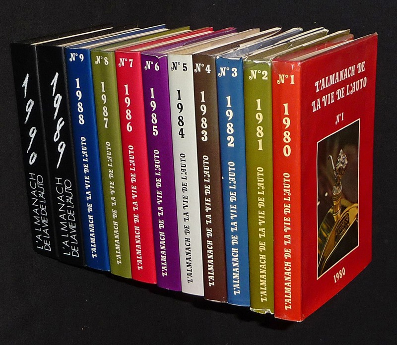 L'Almanach de la Vie de l'Auto, 1980-1990 (11 volumes)