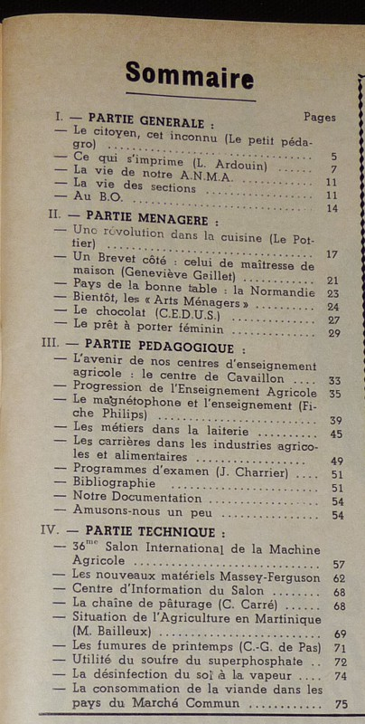 Education rurale (19e année - n°176, mars 1965)