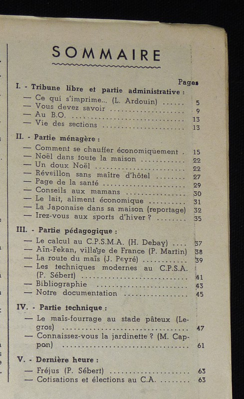 Education rurale (13e année - n°123, décembre 1959)