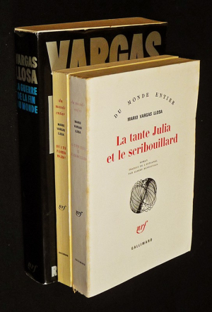 Lot de 3 ouvrages de Mario Vargas Llosa : La tante Julia et le scribouillard - Qui a tué Palomino Molero ? - La Guerre de la fin du monde