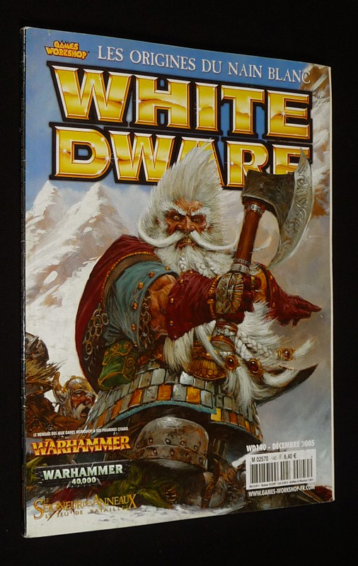 White Dwarf (n°140, décembre 2005) : Black Templars - Index Astartes Scouts - Grombrindal - Grand Tournoi Warhammer 40000