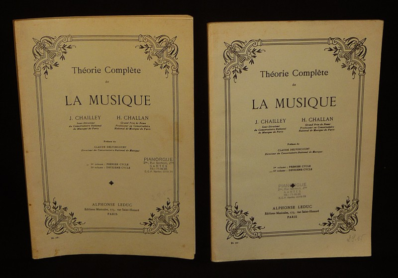 Théorie complète de la musique (2 volumes)
