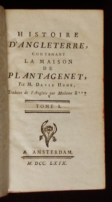 Histoire d'Angleterre, contenant la maison de Plantagenet (6 volumes)