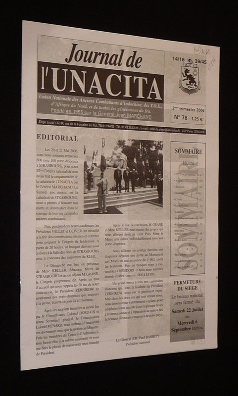 Journal de l'UNACITA (n°78, 2ème trimestre 2006)