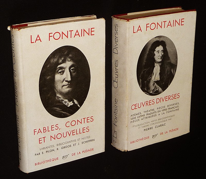 Fables, contes et nouvelles, et oeuvres diverses de La Fontaine (2 volumes) (Bibliothèque de la Pléiade)