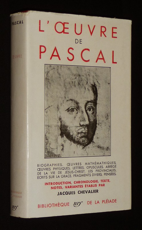 L'oeuvre de Pascal (Bibliothèque de la Pléiade)