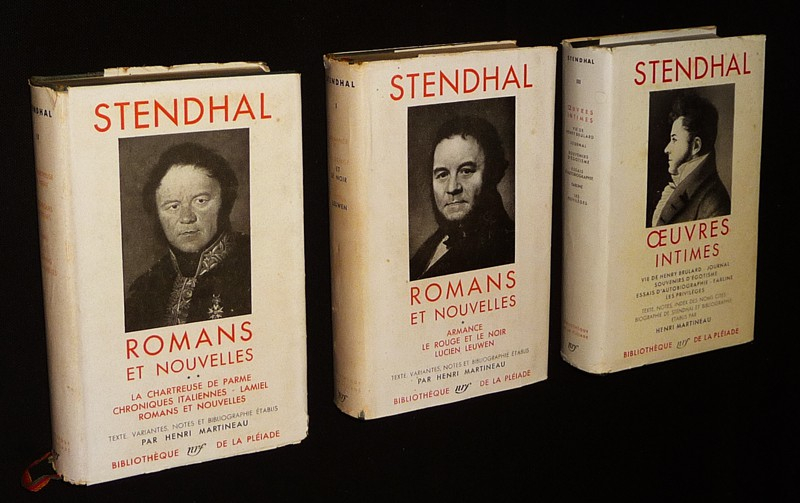 Romans et nouvelles - Oeuvres intimes de Stendhal (3 volumes) (Bibliothèque de la Pléiade)
