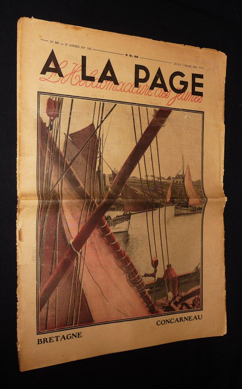 A la page, l'hebdomadaire des jeunes (n°50, jeudi 5 mars 1931)