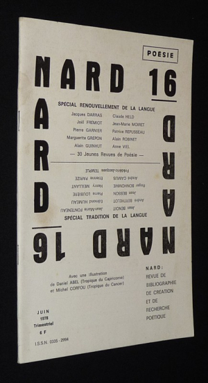 Nard (n°16, juin 1978) : Spécial renouvellement et tradition de la langue