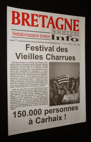 Bretagne Info / Breizh Info (n°139, 23 juillet 1999)