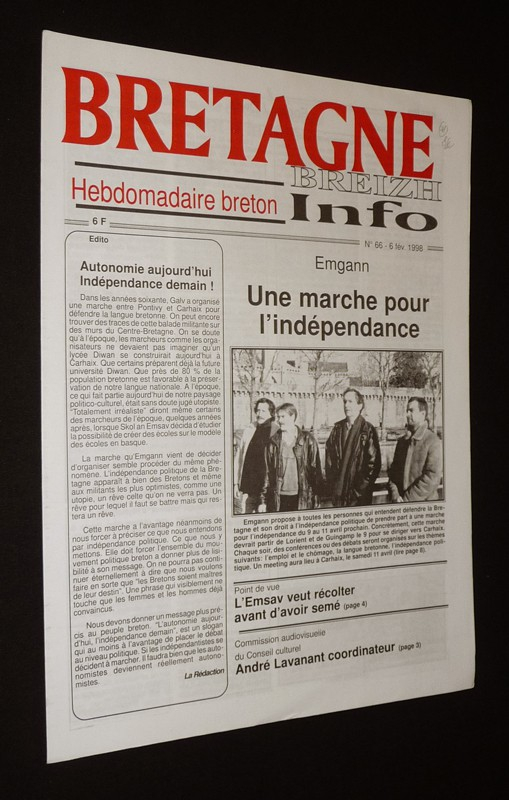 Bretagne Info / Breizh Info (n°66, 6 février 1998)