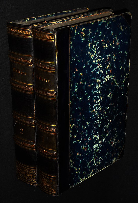 Oeuvres de Molière, précédées d'une notice sur sa vie et ses ouvrages par M. Sainte-Beuve (2 volumes)