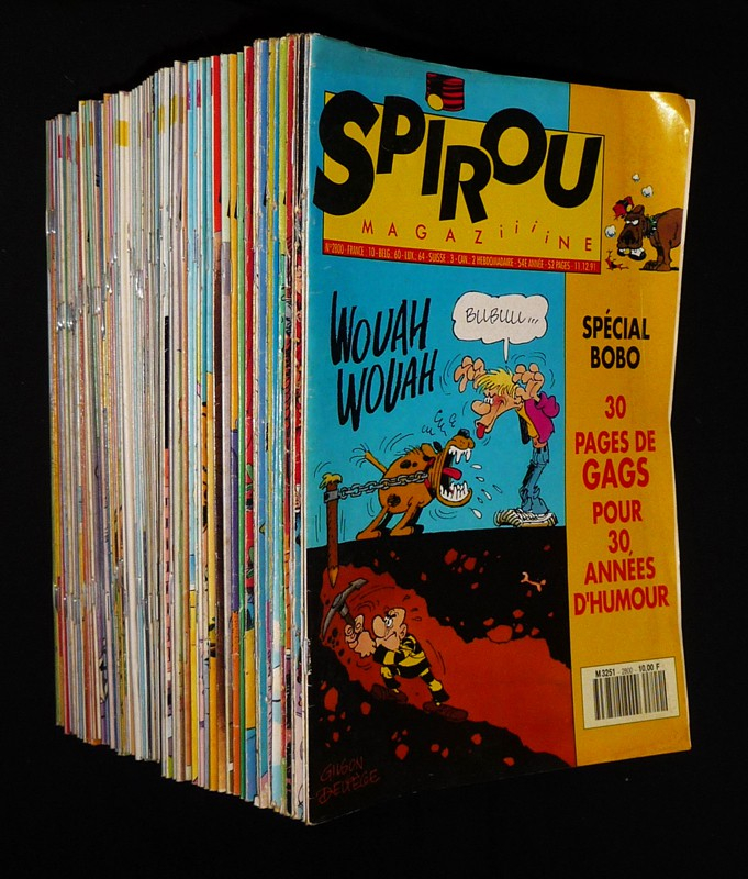 Spirou Magazine, lot de 92 numéros