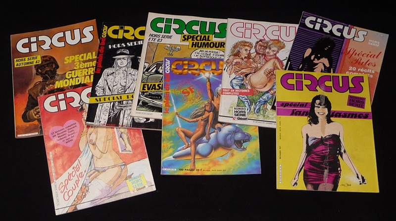 Lot de 144 numéros de Circus (1977-1989)
