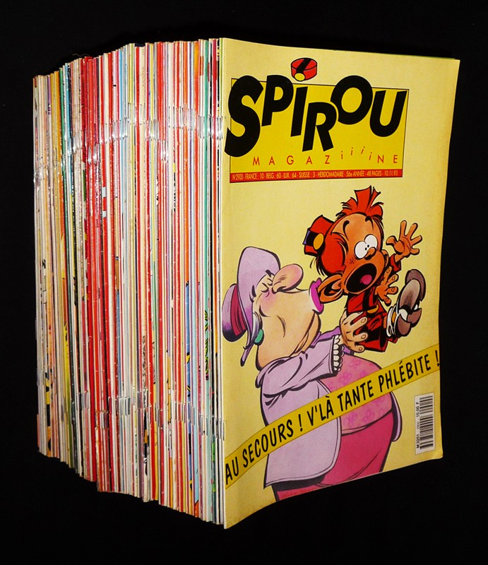 Spirou Magazine, lot de 98 numéros du n°2900 au n°2999 (1993-1995)
