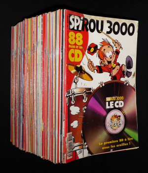 Spirou Magazine, lot de 98 numéros du n°3000 au n°3099 (1995-1997)