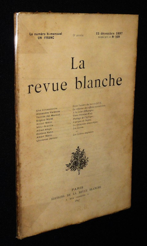 La revue blanche, tome XIV, n°109